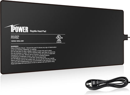 iPower Reptile Heat Pad 4X7 Inch 4W Heating Mat with Digital Thermometer for Turtle, Lizard, Frog, Snake, Reptile, and Other Small Animals - Image 12