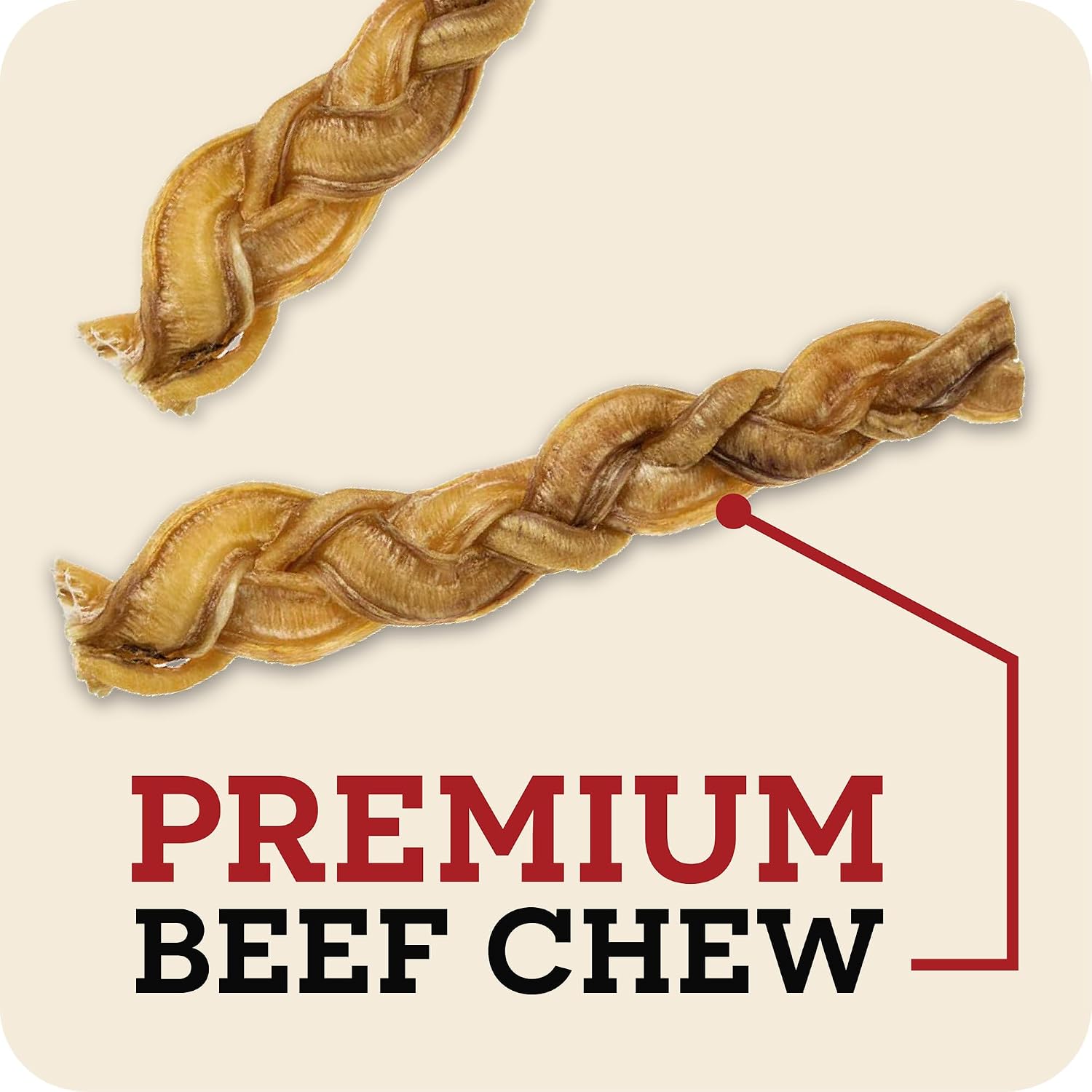 Redbarn rawhide free grain free durable dog treats packaging