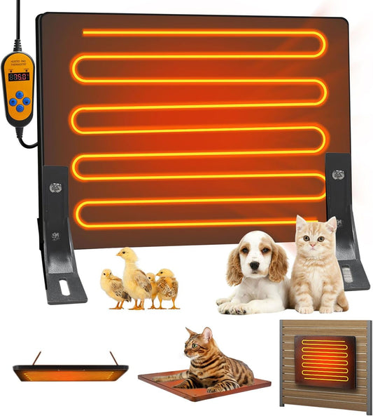 Mymulike pet heating pad and coop heater front view