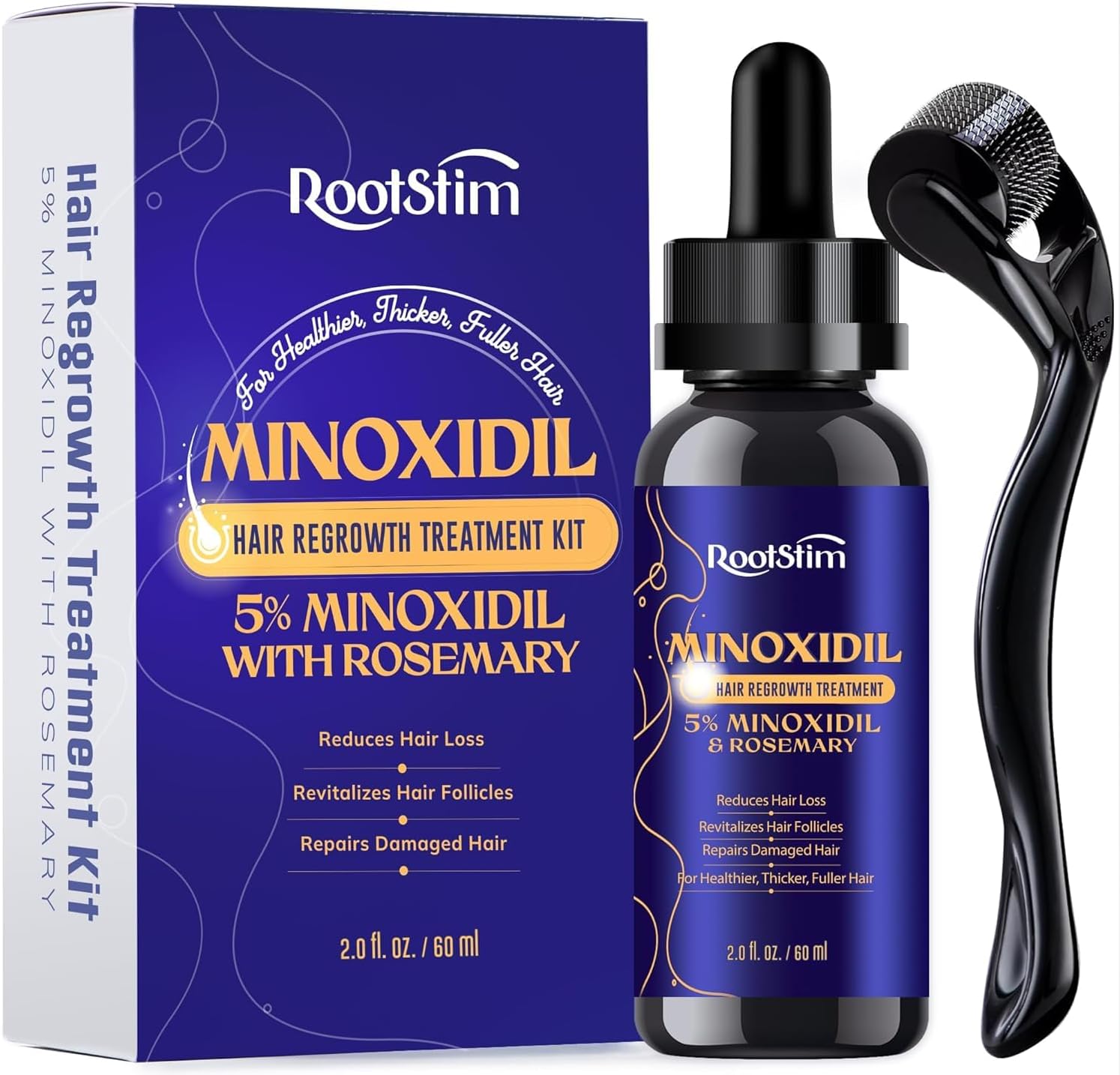 RootStim 5 percent minoxidil hair growth spray front view bottle