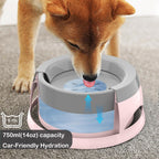 Portable no mess travel puppy water bowl with non slip base