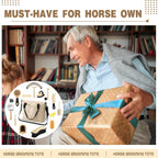 Abbylike sweat scraper and bath sponge included in the authentic equine cleaning kit.