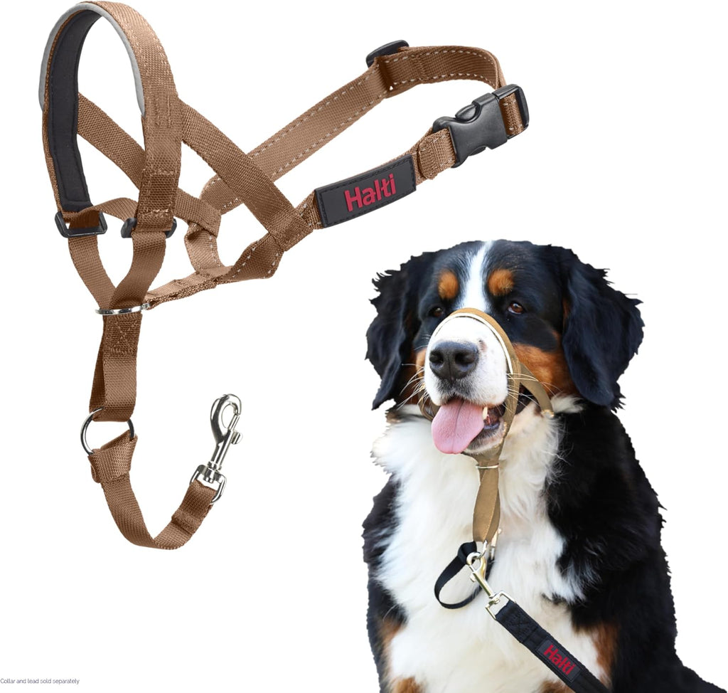 Gentle steering mechanism visualization of original Halti dog head collar