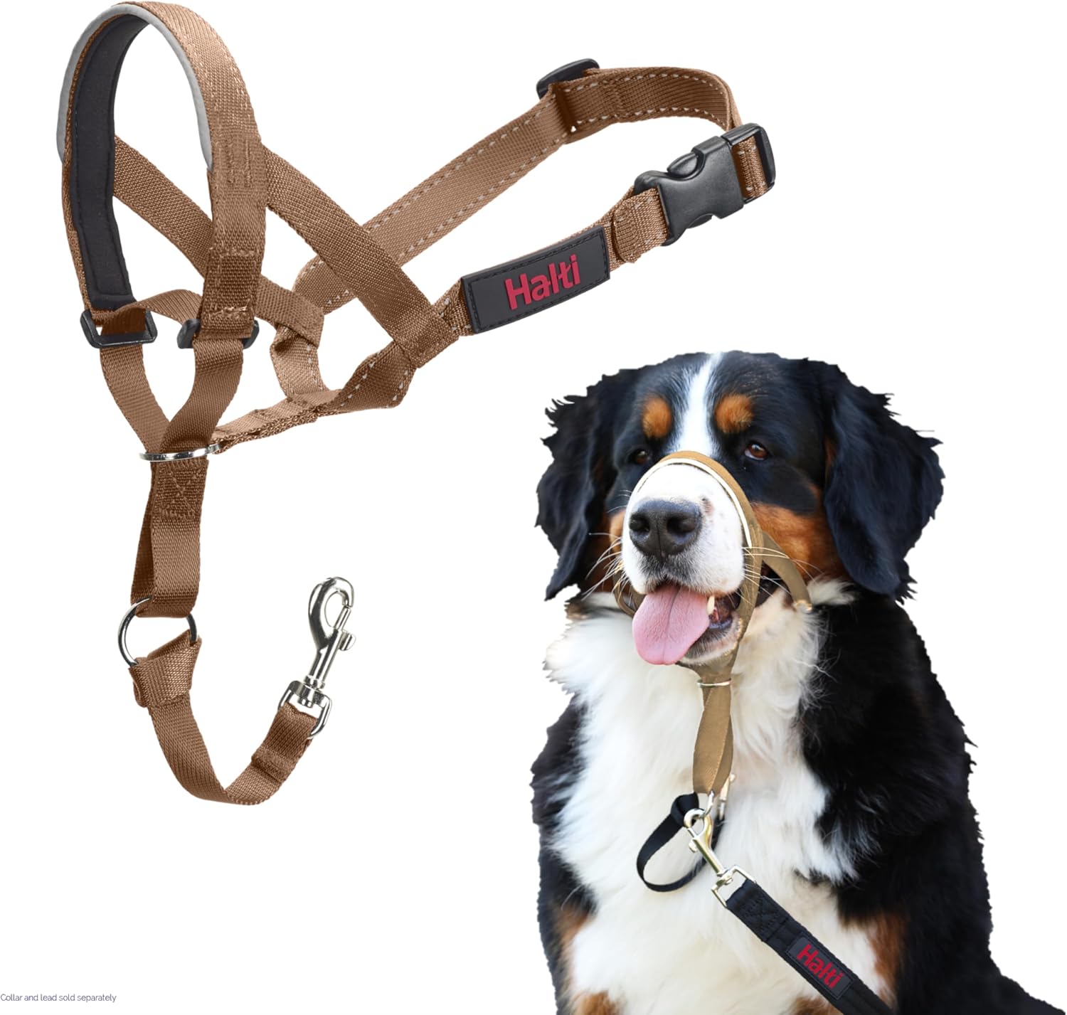 Gentle steering mechanism visualization of original Halti dog head collar
