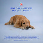 Bacon and liver flavor omega 3 6 9 dog chewables product label view