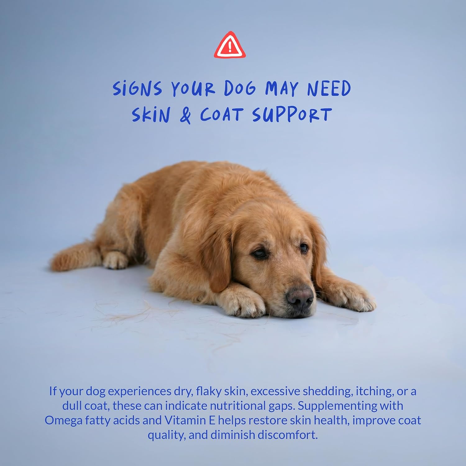 Bacon and liver flavor omega 3 6 9 dog chewables product label view