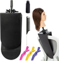 Poipoilu mannequin clamp stand for chair front view showing heavy duty adjustment knob.
