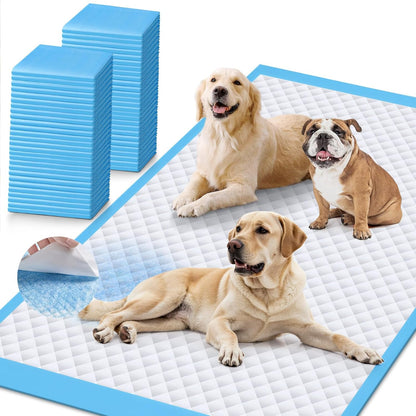 iweepet Enormous 37"x 54" Dog Training Potty Pads, Super Absorbent & Leak-Proof 6 Layers Puppy Pads 30 Counts, Disposable Dog Pee Pads Extra Large for Puppy, Surgery, Older, Cats, Rabbits - Image 13