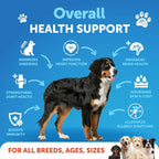 Artullano dog liquid fish oil supplement with pump dispenser for easy feeding.