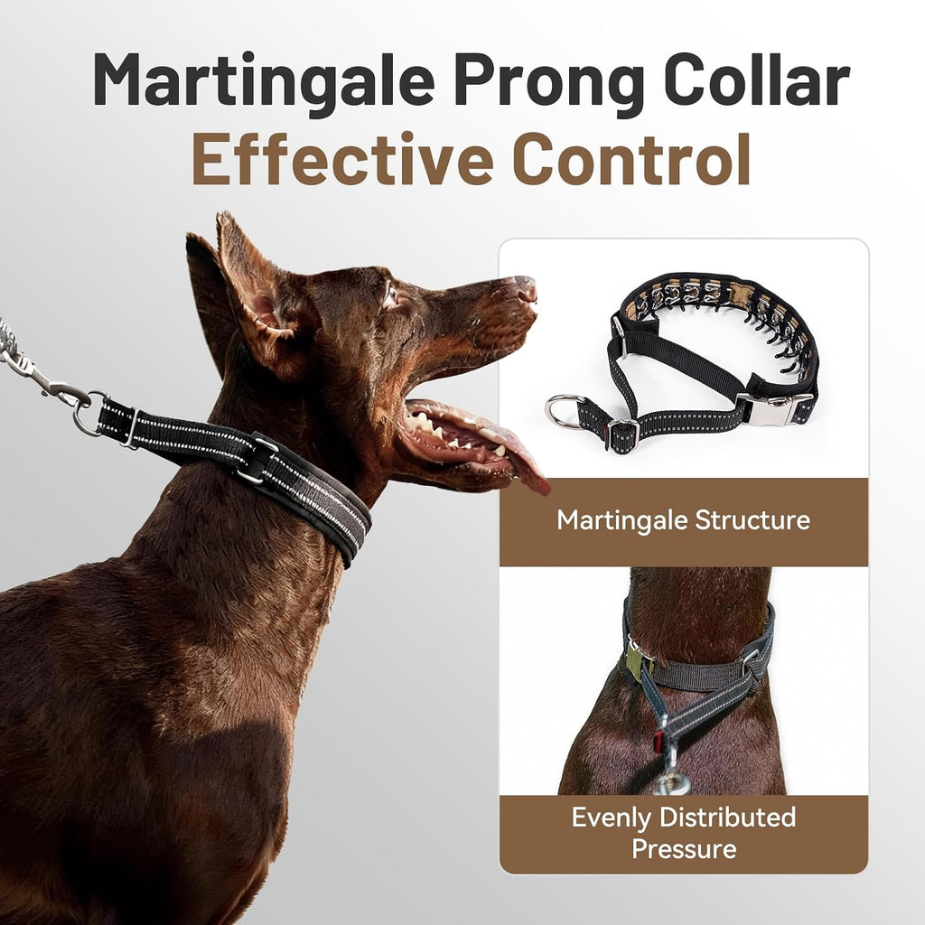 Pudiwind adjustable hidden prong collar twelve to sixteen inches