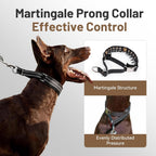 Pudiwind adjustable hidden prong collar twelve to sixteen inches