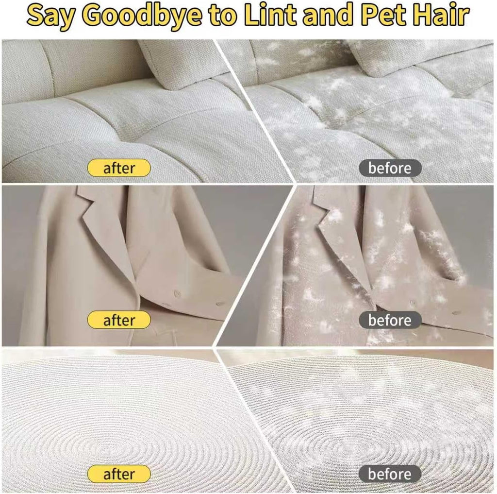 Washable electrostatic pet fur cleaning mitt for car seats and carpet