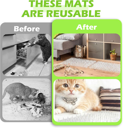 Using Teyva Daily deterrent mats to protect indoor furniture from pets