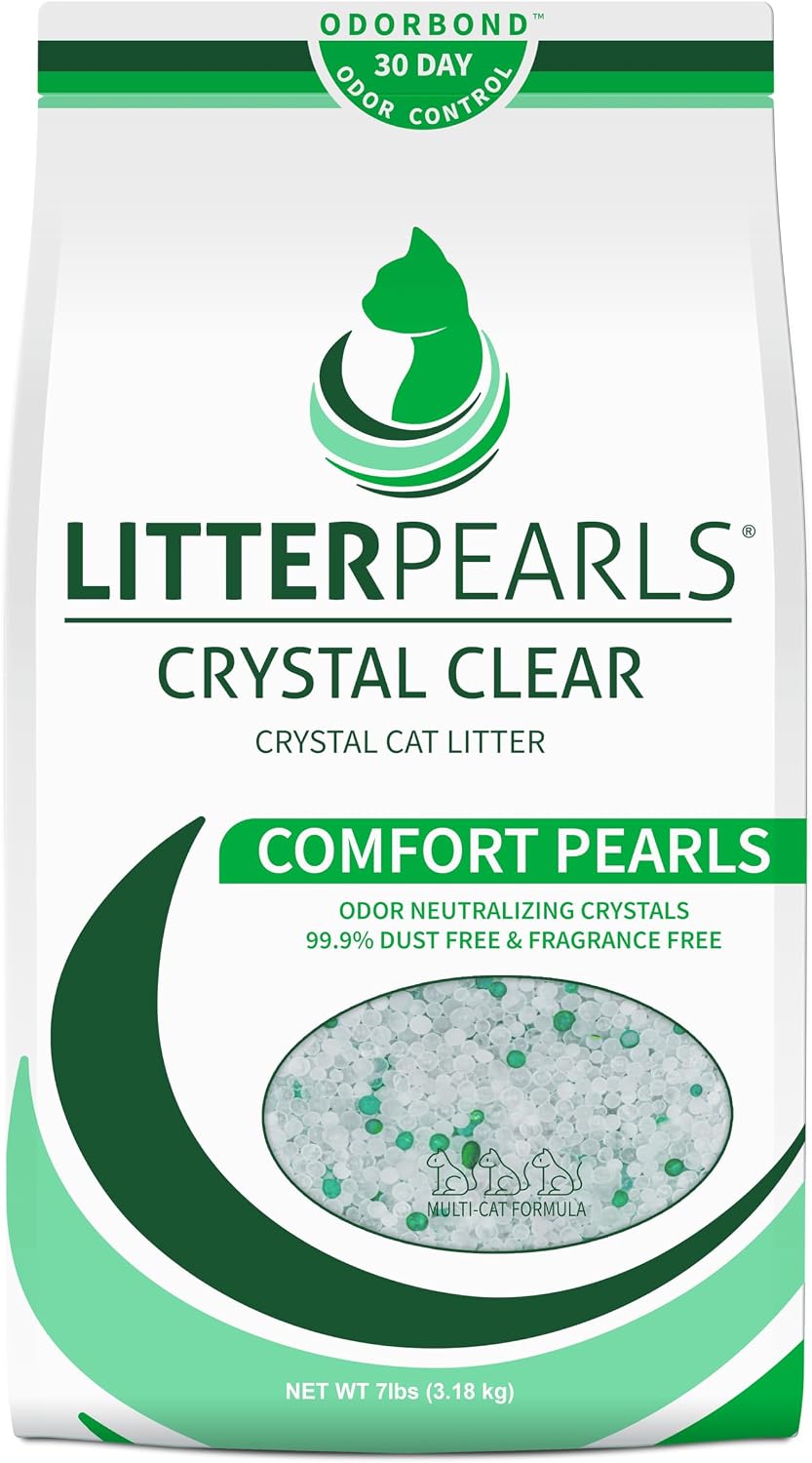 Litter Pearls Micro Fresh Scented Non-Clumping Crystal Cat Litter with Odorbond, 7 lb - Image 10