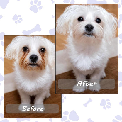 Professional pet grooming tool kit for eye mucus cleaning