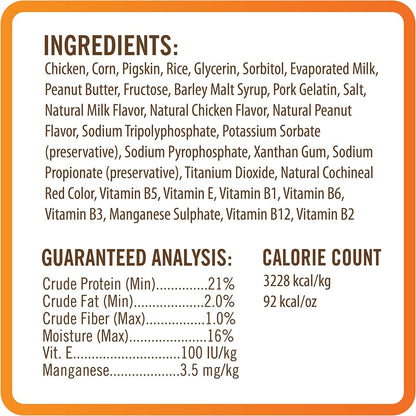 Nutri Chomps USA-imported healthy dog treats collection on white background.