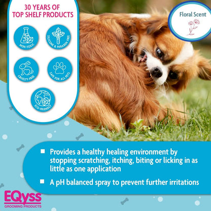 EQyss Micro-Tek Pet Itch Relief Spray - Soothes Dry Irritated Skin, Stops Itching, Scratching, Biting, Licking Hot Spots - for all Cats & Dogs (16 oz) - Image 4