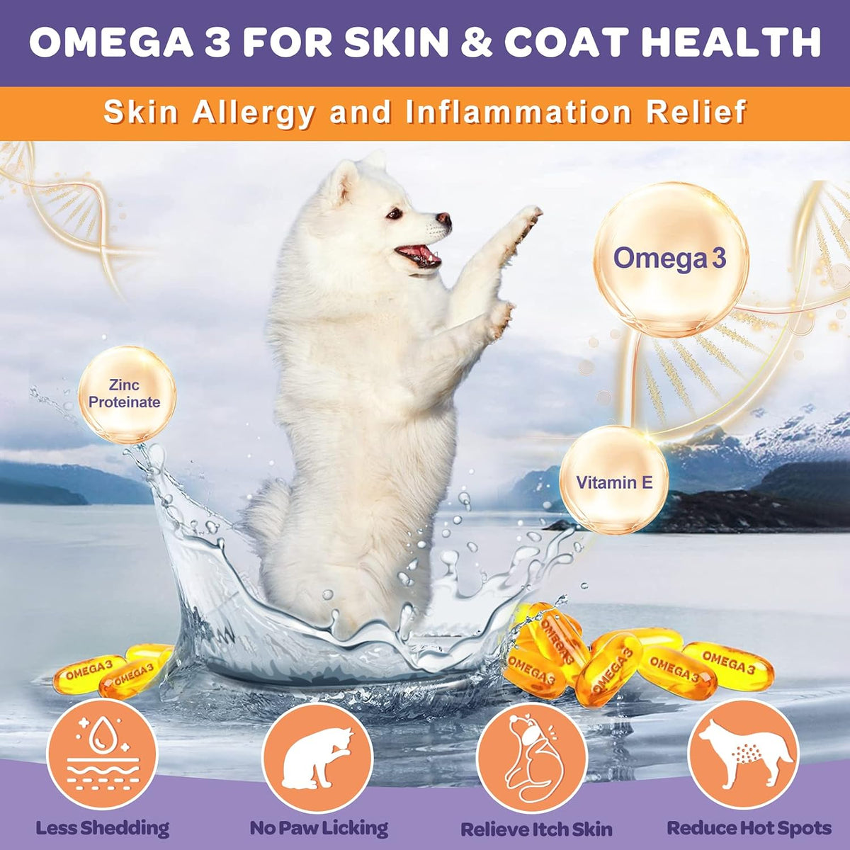NATURE TARGET 6 billion CFU dog supplement for digestive health