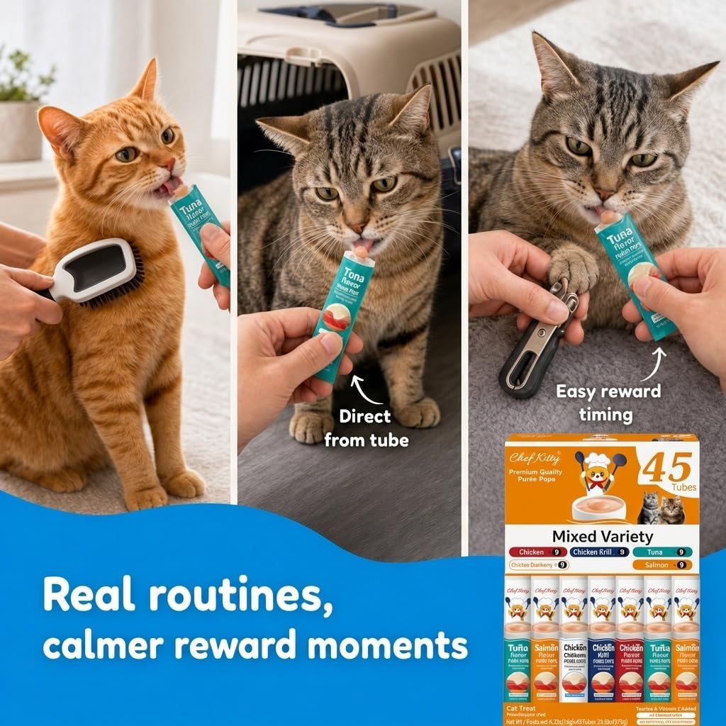 Nutritional benefits of Taurine and Vitamin E in cat treats
