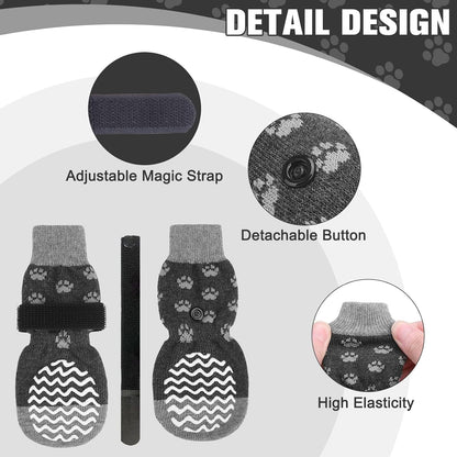Side view of Expawlorer pet socks for hot pavement