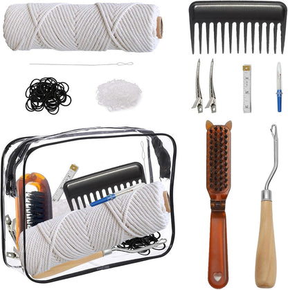 Almpal horse braiding kit front view with storage bag