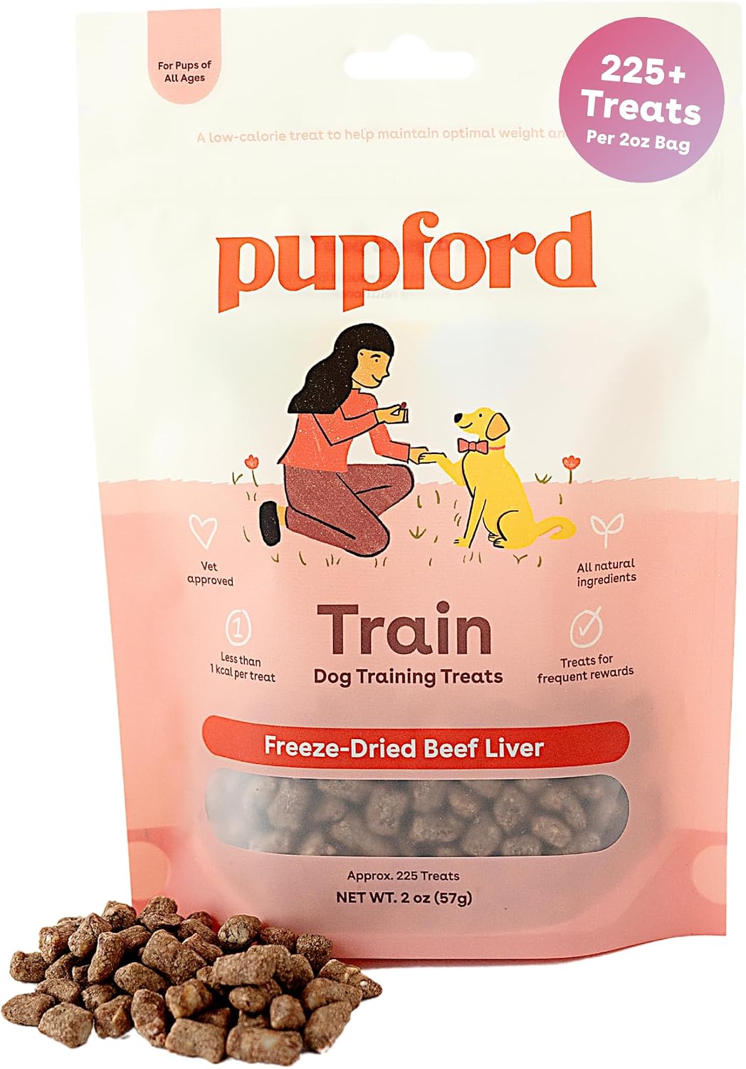 Pupford Freeze Dried Training Treats for Dogs & Puppies, 475+ Three Ingredient Bites (Beef Liver, 4 oz) - Image 14