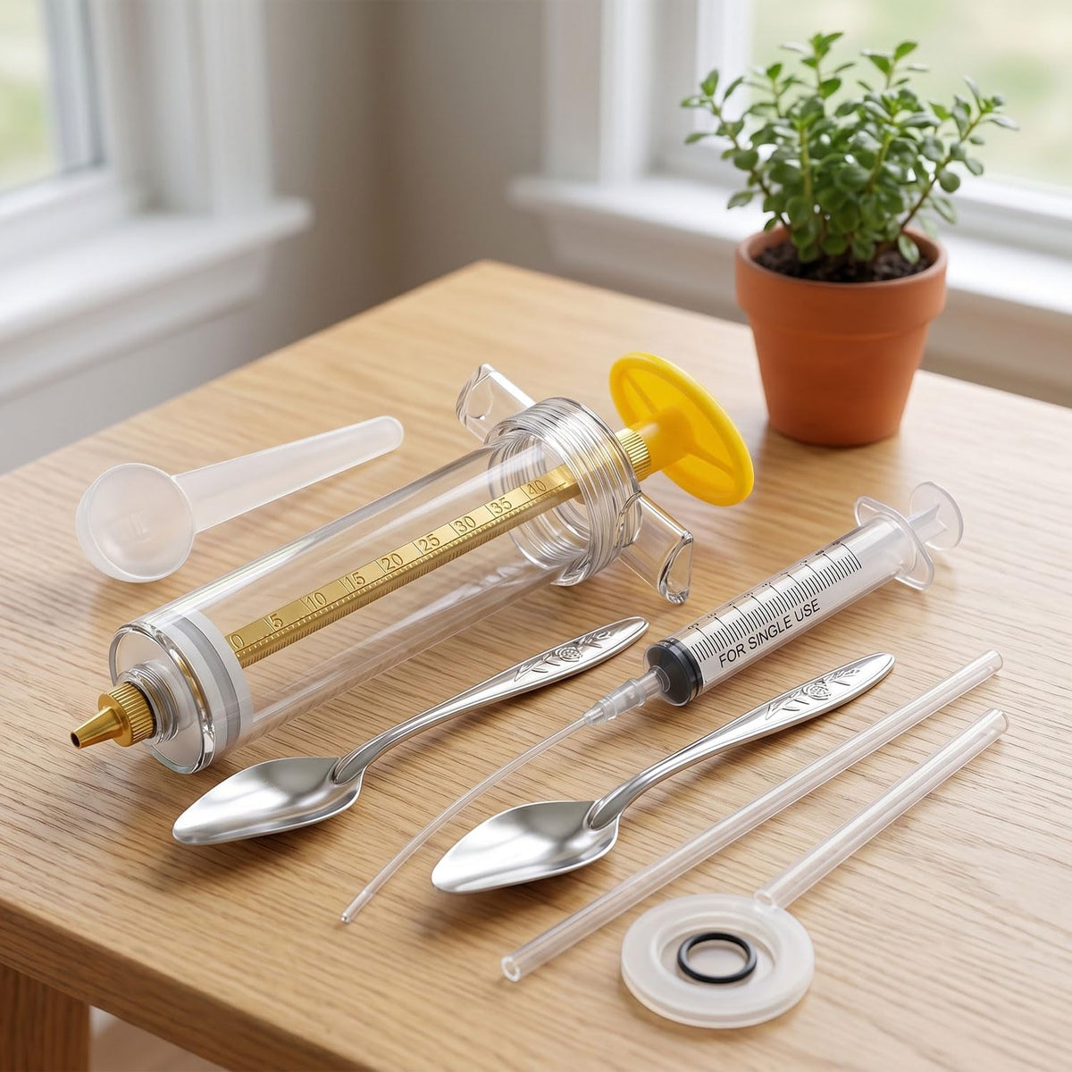 Complete 10 piece bird feeding tool accessories
