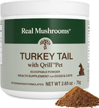 Real Mushrooms Turkey Tail Capsules for Pets -Cat Probiotics & Dog Vitamins - Organic Mushroom Supplement for Dogs & Cats - Supports Daily Balance & Well-Being Non-GMO, 90 ct - Image 9