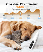 IREDOON cordless electric pet grooming kit with ceramic blade