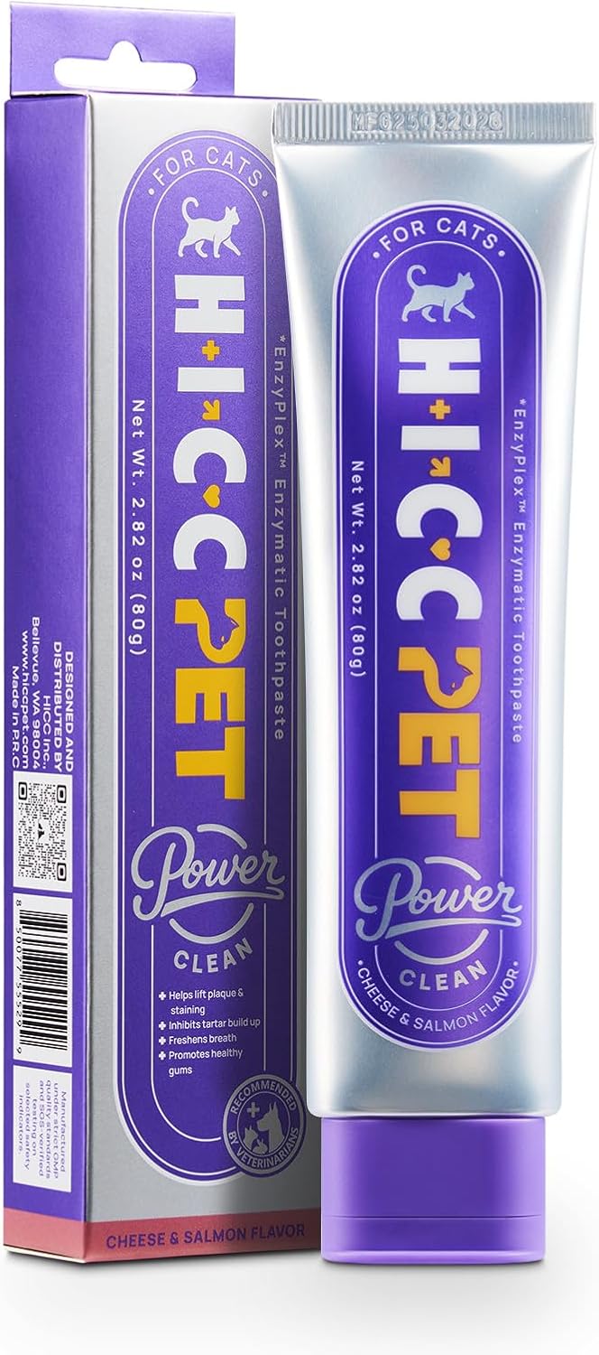 HICC PET 4-Enzymatic Dog Toothpaste - EnzyPlex(TM) Power Clean Toothpaste for Plaque & Tartar Control - Professional Canine Dental Care for Fresh Breath & Healthy Gums - Beef & Pumpkin Flavor, 2.82 oz - Image 11