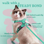 Reflective strips on Rabbitgoo cat harness for night safety