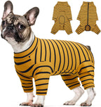 Kuoser Recovery Suit for Medium Dogs After Surgery, Long Sleeve Dog Surgery Recovery Suit, Dog Onesie for Abdominal Wounds Skin Disease, Green M - Image 10