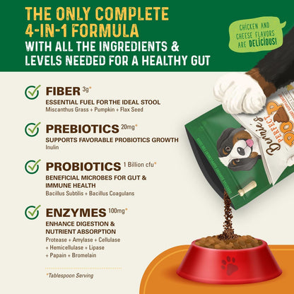 Bernie's Perfect Poop nutritional facts label