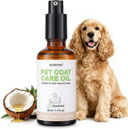 Ulroyda Unscented Pet Fur Care Oil front view of the bottle showing leave in conditioner packaging