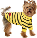 Pet Dog Striped T-Shirt Dogs Cats Cotton Vest Spring Summer Pet Apparel Tee Shirt Suitable for Small and Medium Large Pets French Bulldog Bichon - Image 15