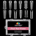 Ebanku dual forms for polygel front view storage box