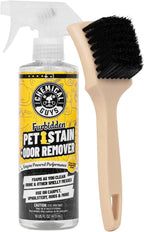 Application of Chemical Guys cleaner on fabric car seat