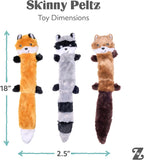 ZippyPaws squirrel stuffing free dog toy emphasizing the durable no mess design