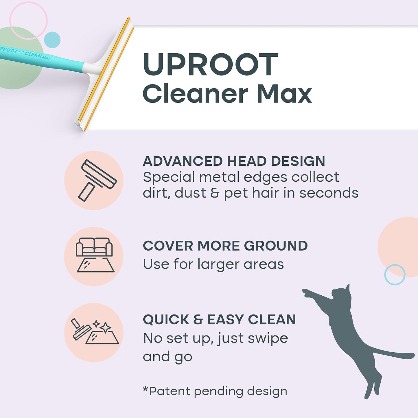 Side profile of Uproot Clean Max reusable scraper tool