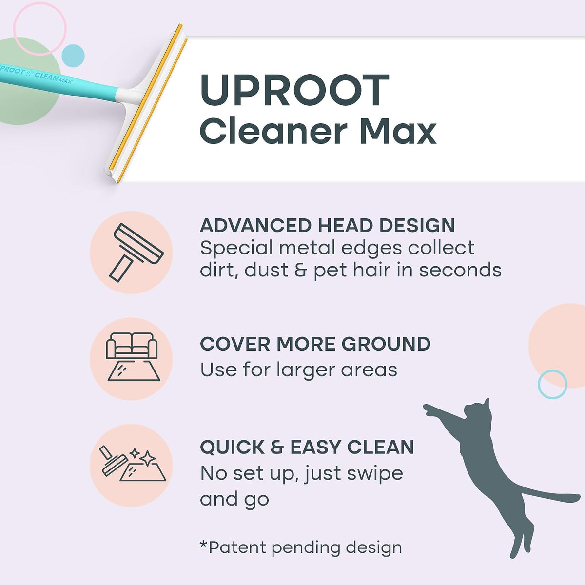 Side profile of Uproot Clean Max reusable scraper tool