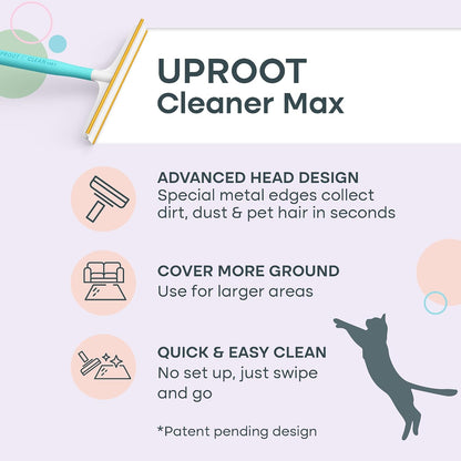 Side profile of Uproot Clean Max reusable scraper tool