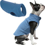 Gooby Fleece Vest Dog Sweater - Clay, X-Large - Warm Pullover Fleece Dog Jacket with O-Ring Leash for Small to Medium Dogs - Image 9