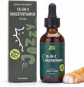 Jazzy Fuzzy 18-in-1 Liquid Multivitamin for cats bottle front view