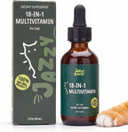 Jazzy Fuzzy 18-in-1 Liquid Multivitamin for cats bottle front view
