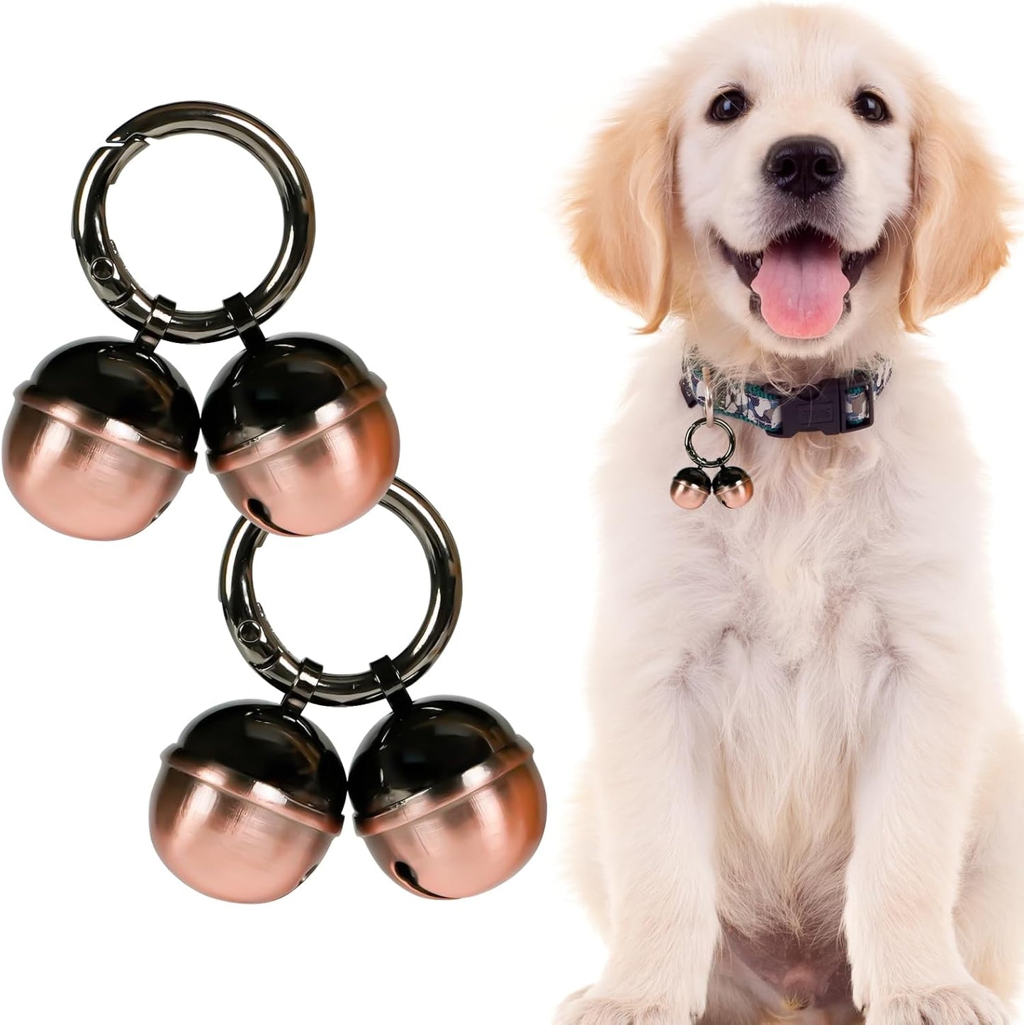Whimsii heavy duty iron quick clip mechanism demonstrating easy attachment to a harness strap