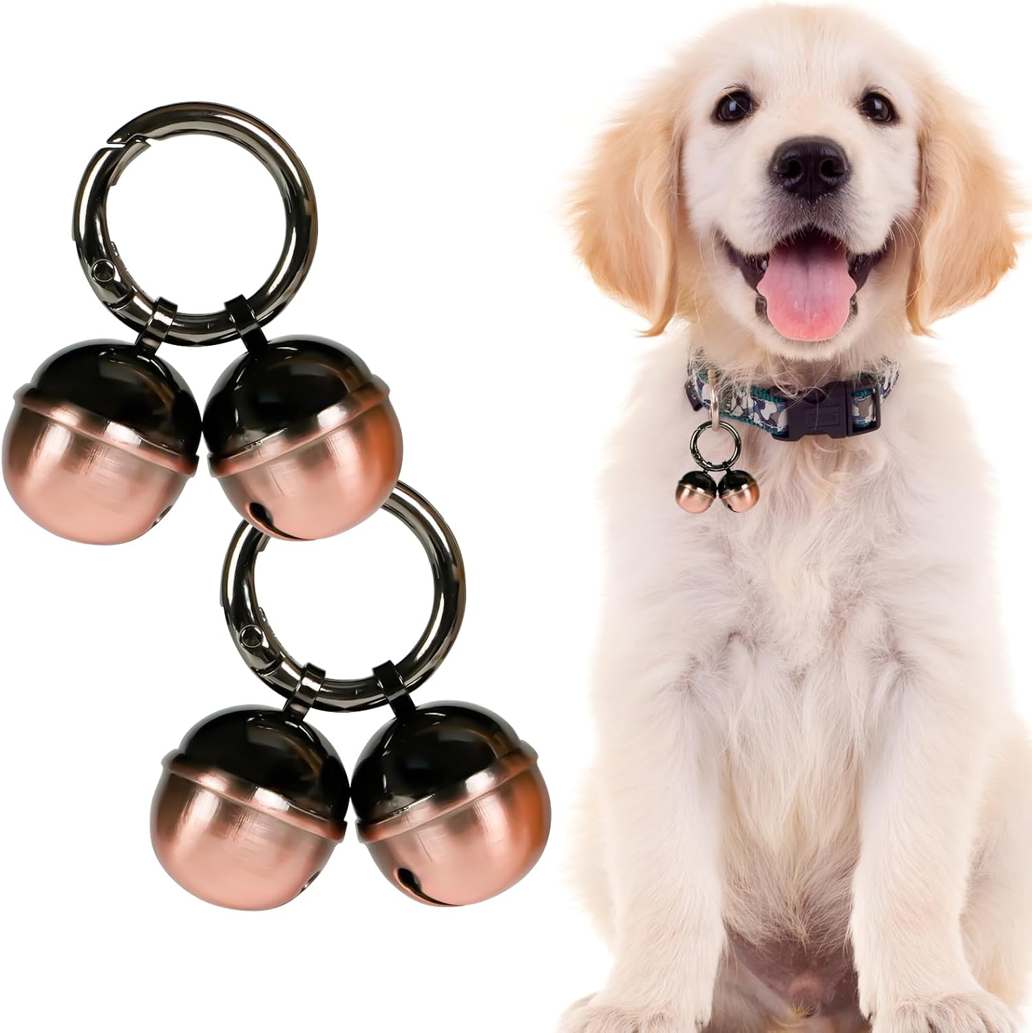 Whimsii heavy duty iron quick clip mechanism demonstrating easy attachment to a harness strap
