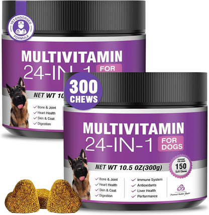 TTLXBL chicken flavor pet chewable vitamins showing tablet count