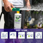 BioS+ organic commercial grade synthetic turf wash solution