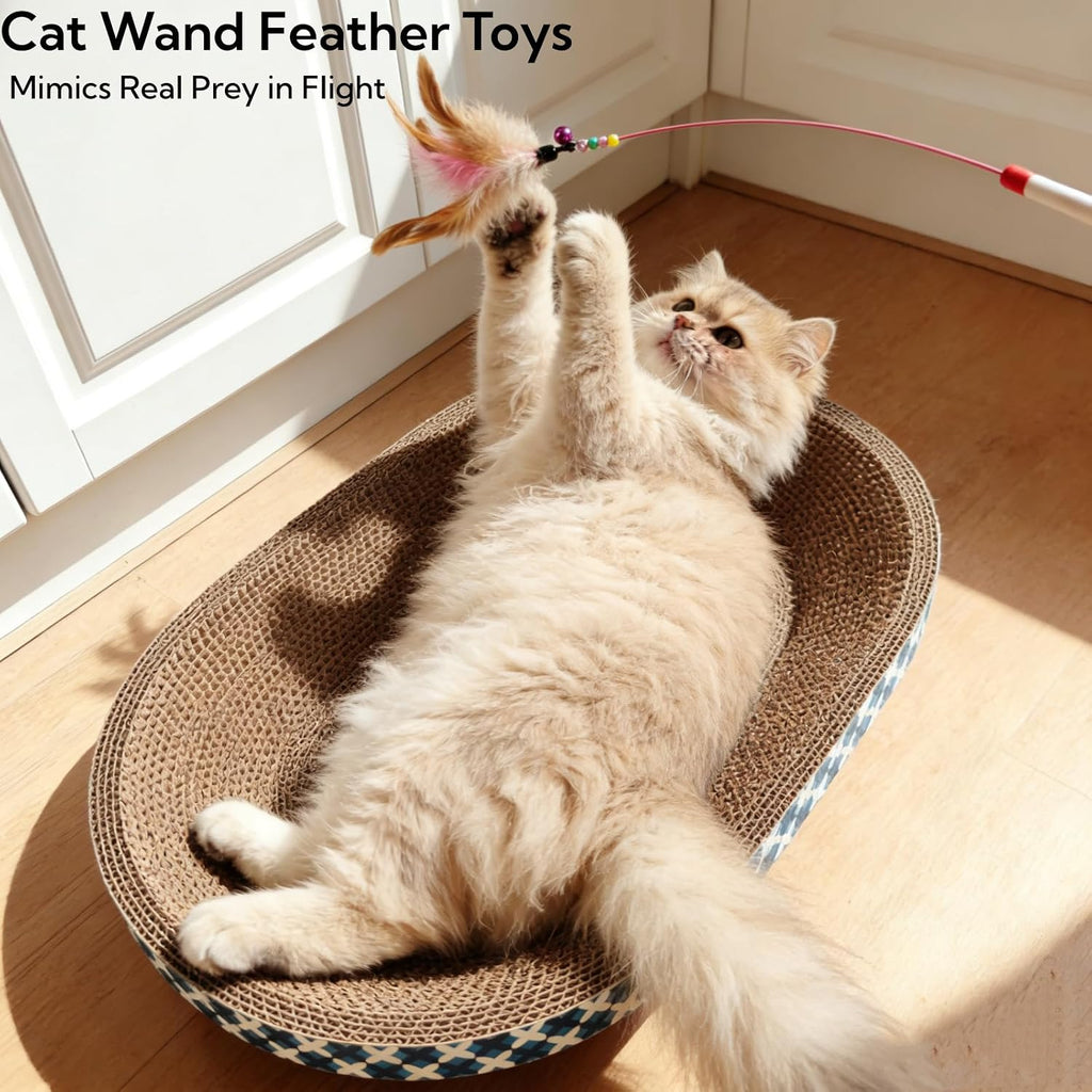 Close up of high density cardboard texture for cat claw care