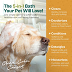 Side profile of Pro Pet Works 17 ounce dog shampoo
